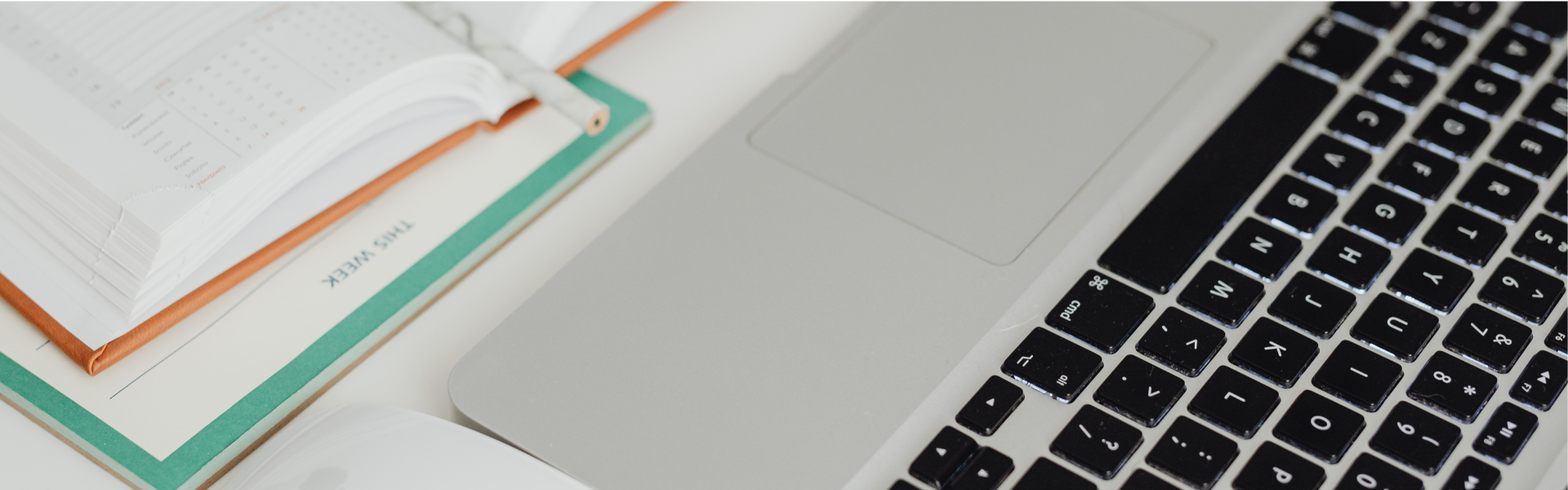 Laptop and textbooks