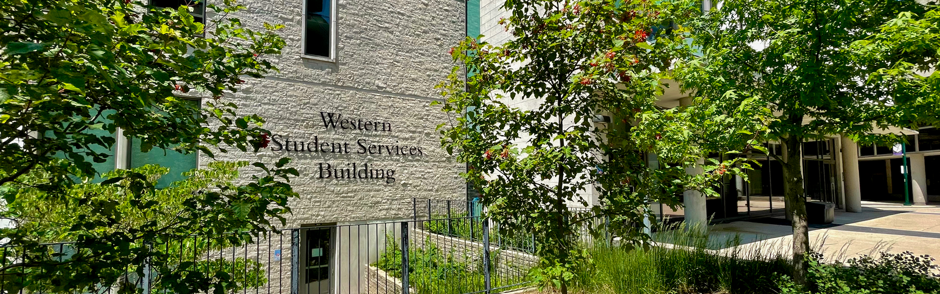 Exterior of Western Student Services Building